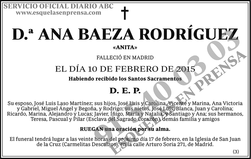 Ana Baeza Rodríguez